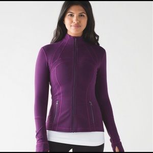 Lululemon Define Jacket, size 4, maroon